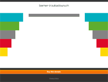 Tablet Screenshot of berner-troubadours.ch